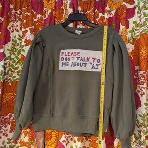 Hand Printed Lincocut Sweatshirt